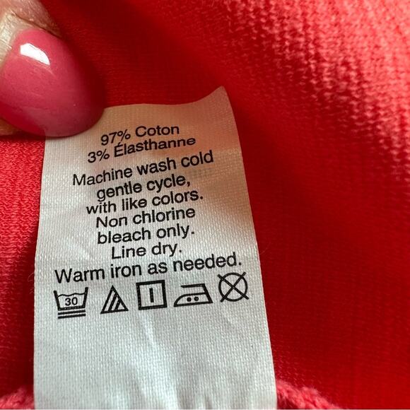 J. Crew Daybreak Fit and Flare Dress Sleeveless Coral Orange Women's M Preppy - Picture 7 of 10